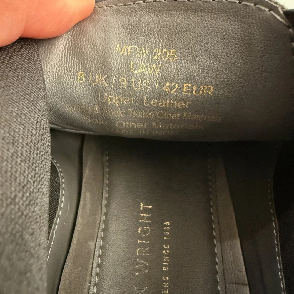 Frank Wright Law Pull On Black Chelsea‎ Boot EU 42 US 9
